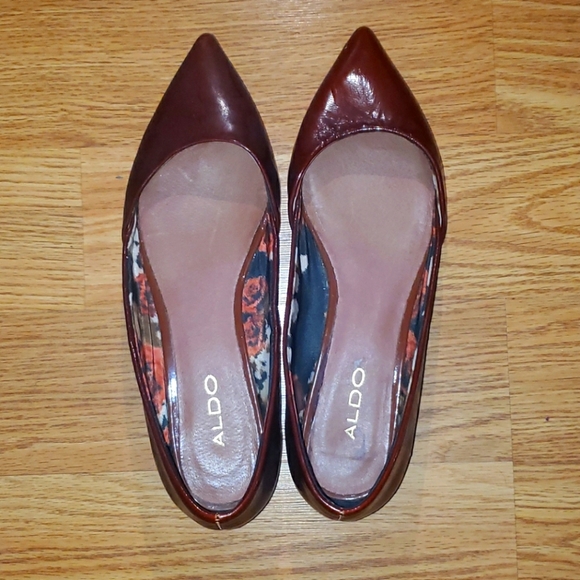 Aldo Shoes - Brick red flats
